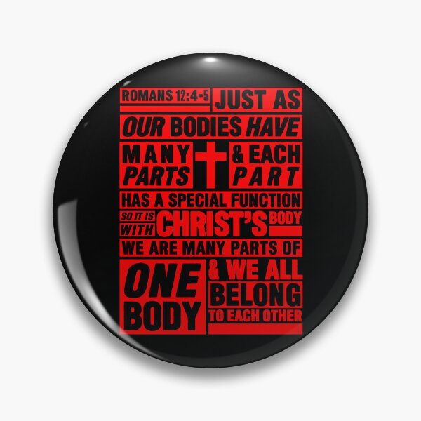 Item preview, Romans 12:4-5 We All Belong To Each Other designed and sold by plushism.