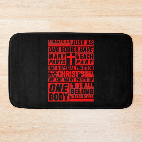 Item preview, Romans 12:4-5 We All Belong To Each Other designed and sold by plushism.