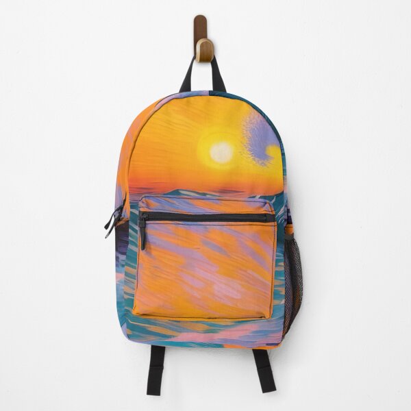 Item preview, Ocean wave against a sunset backdrop, impasto, Ai Generated Art designed and sold by ACC .