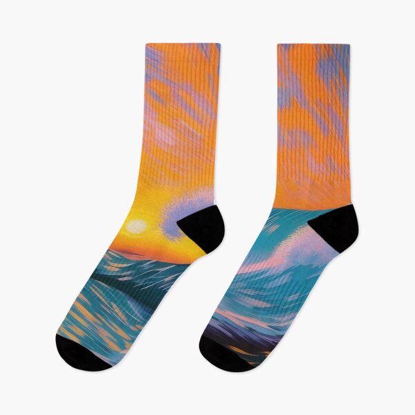 Item preview, Ocean wave against a sunset backdrop, impasto, Ai Generated Art  designed and sold by ACC .