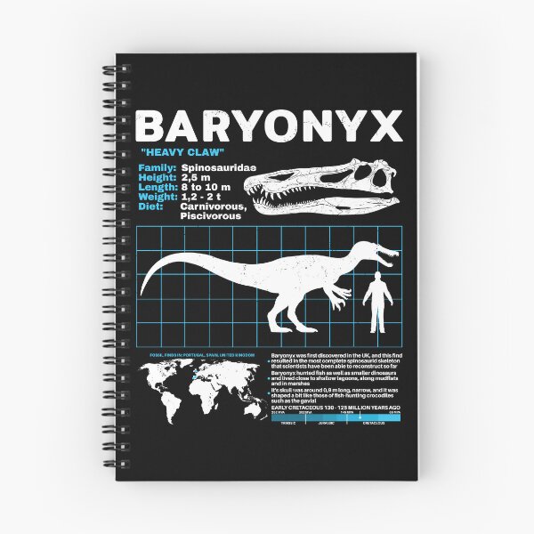 Artikelvorschau, Baryonyx Datenblatt entworfen und verkauft von NicGrayGraphic.