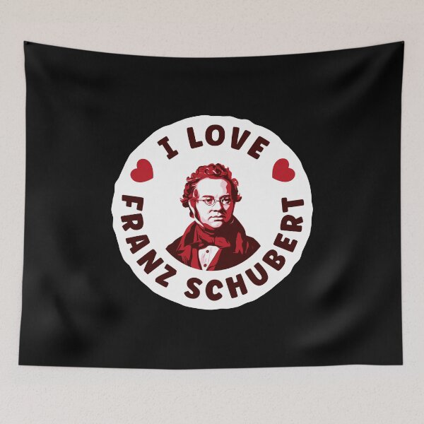 Item preview, I Love Franz Schubert designed and sold by artbysugu.