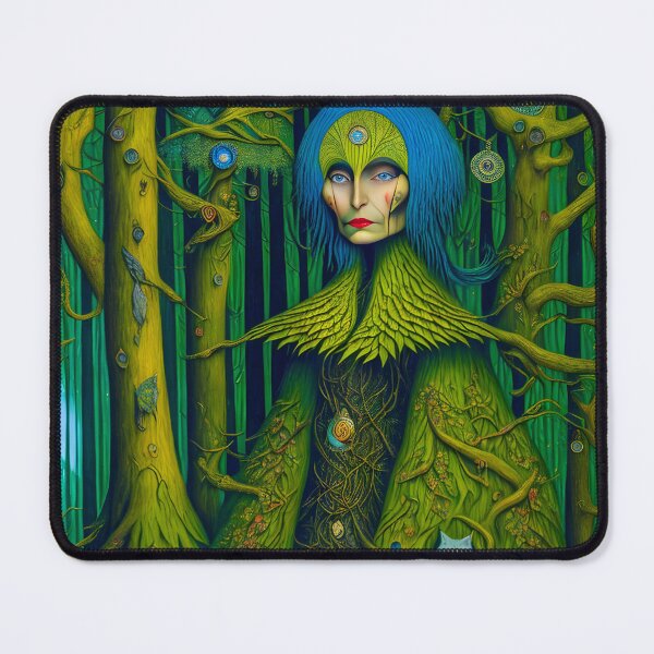 Item preview, The Owls Guardian in the Fairy Green Forest designed and sold by michel bazinet.