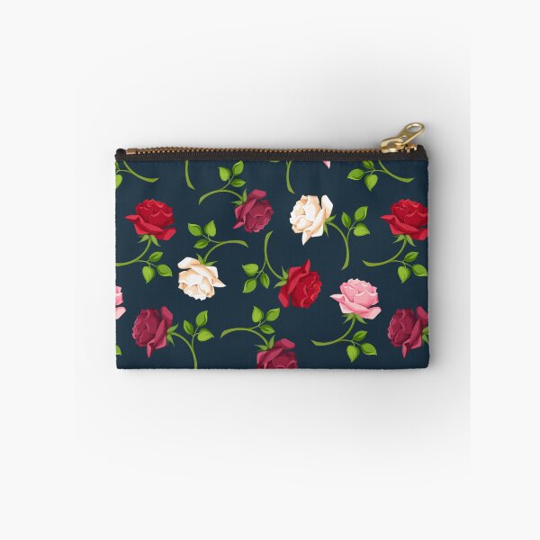 Item preview, Copy of Floral pattern with colorful roses on dark blue designed and sold by Naddya.