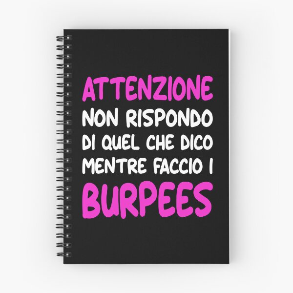 Item preview, Burpees Frase Allenamento Palestra Donna Divertente designed and sold by grinta2021.