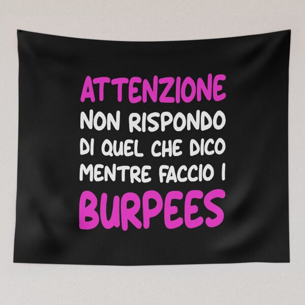 Item preview, Burpees Frase Allenamento Palestra Donna Divertente designed and sold by grinta2021.