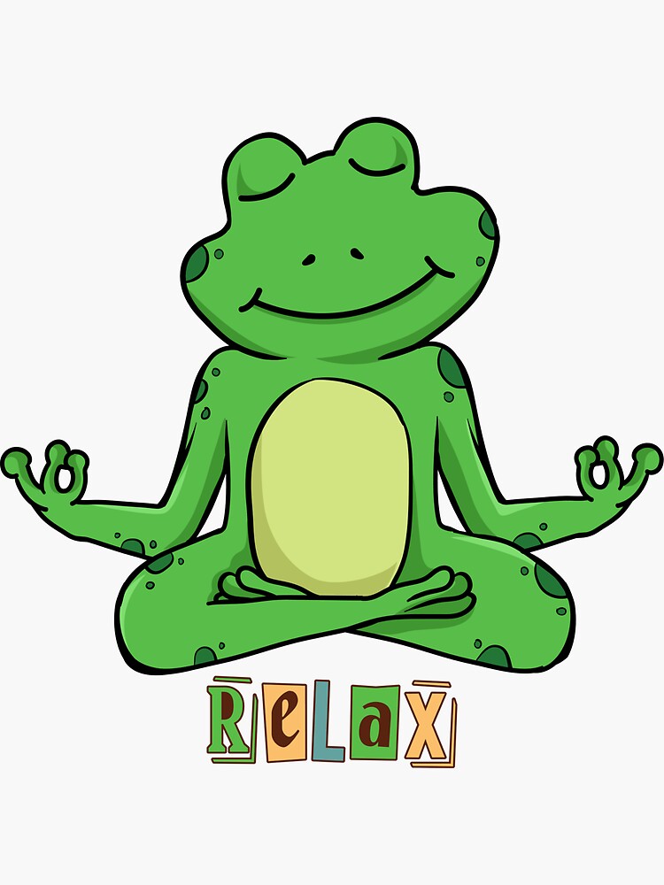 Frog Yoga' Sticker