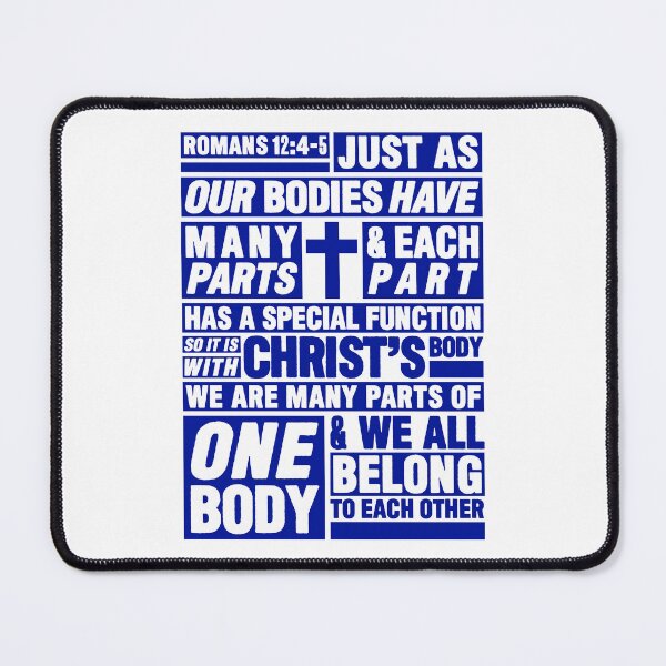 Item preview, Romans 12:4-5 We All Belong To Each Other designed and sold by plushism.
