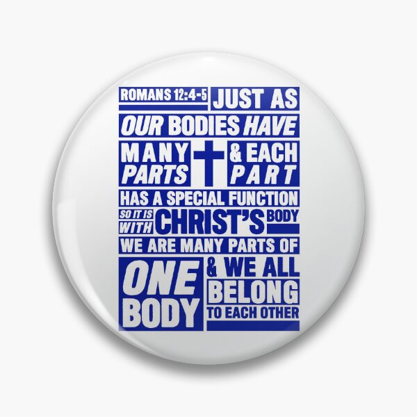 Item preview, Romans 12:4-5 We All Belong To Each Other designed and sold by plushism.