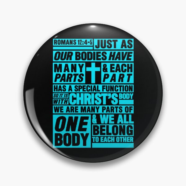 Item preview, Romans 12:4-5 We All Belong To Each Other designed and sold by plushism.