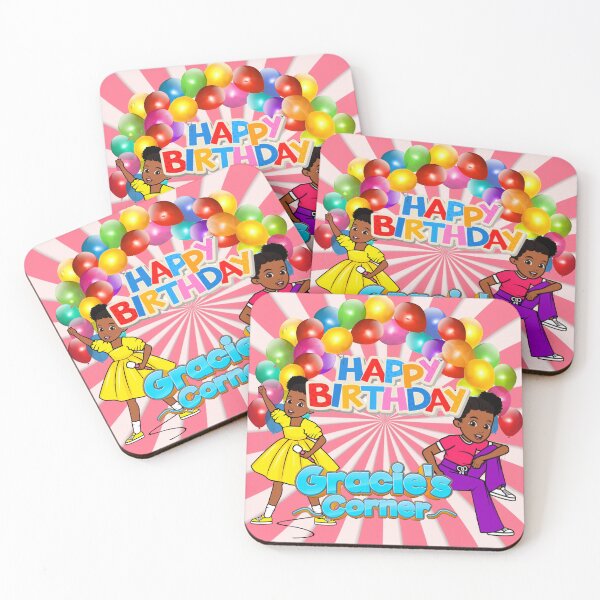 Item preview, Gracies Corner Birthday Sticker Party Kids Shirt designed and sold by Pliskate.