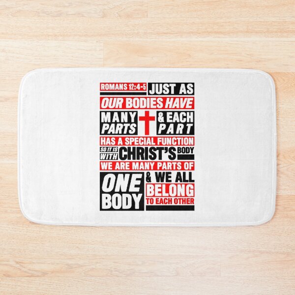 Item preview, Romans 12:4-5 We All Belong To Each Other designed and sold by plushism.