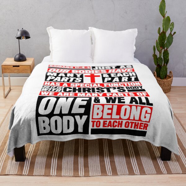 Item preview, Romans 12:4-5 We All Belong To Each Other designed and sold by plushism.