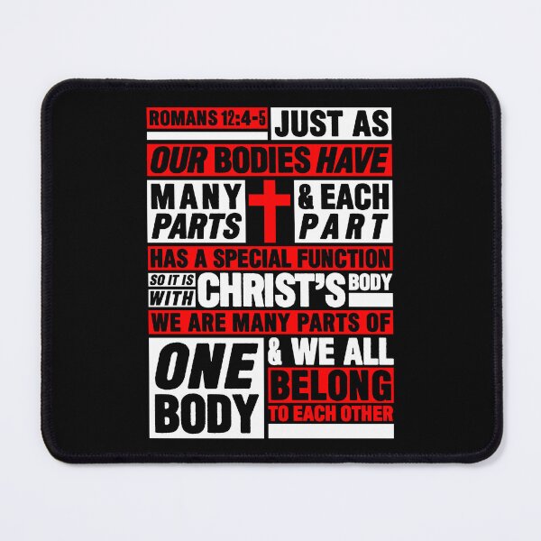 Item preview, Romans 12:4-5 We All Belong To Each Other designed and sold by plushism.