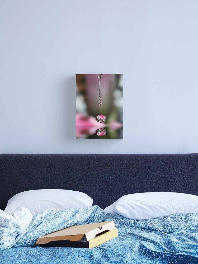 Thumbnail 2 of 3, Canvas Print, Roses on Roses designed and sold by idnurse41.