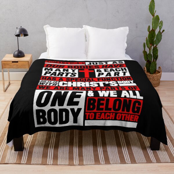 Item preview, Romans 12:4-5 We All Belong To Each Other designed and sold by plushism.