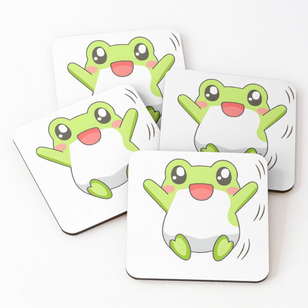 Artikelvorschau, Glücklicher Frosch, kawaii entworfen und verkauft von NathalieRached.