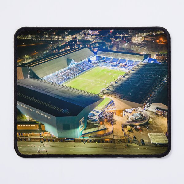 Item preview, Hillsborough Football Stadium at Night designed and sold by Airpower Art.