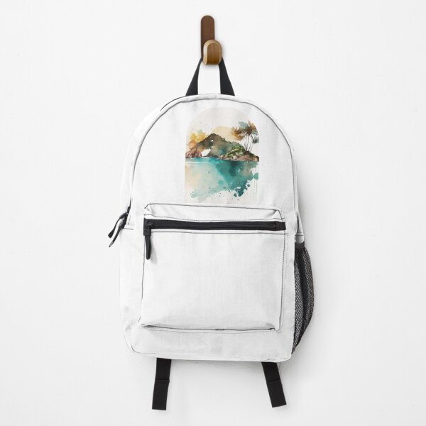 Item preview, Virgin Islands National Park Boho Watercolor Arch designed and sold by PikoApparel.
