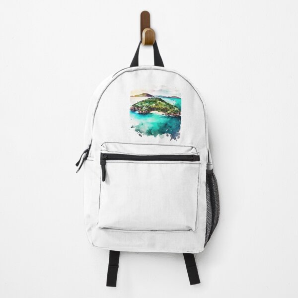 Item preview, Virgin Islands National Park Boho Watercolor Arch designed and sold by PikoApparel.