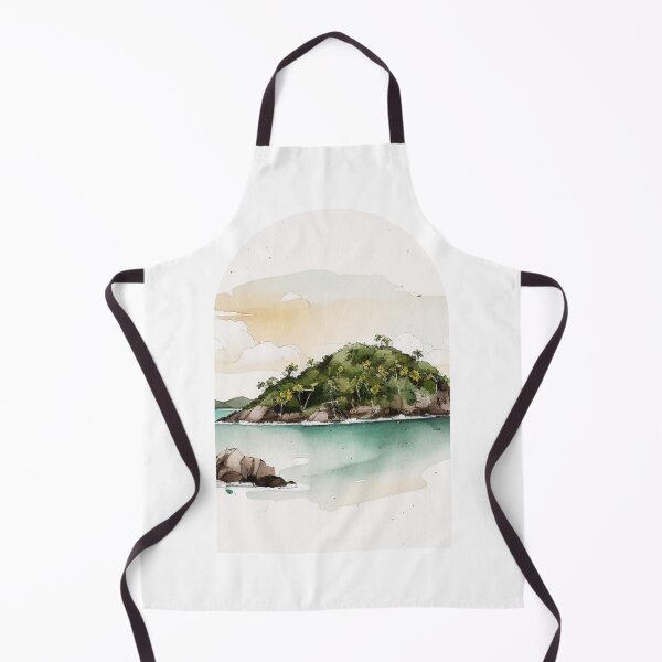 Item preview, Virgin Islands National Park Boho Watercolor Arch designed and sold by PikoApparel.