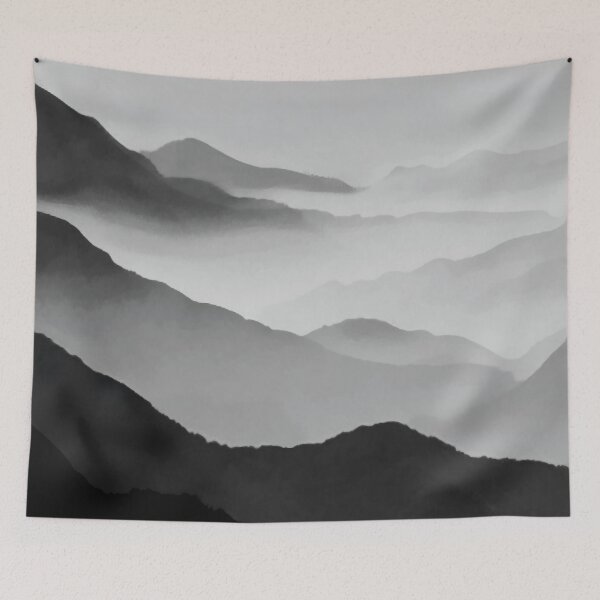 Item preview, Misty Mountain Watercolor/ Acrylic Design designed and sold by banginT.