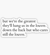 Lorde The Louvre Sticker
