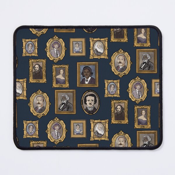 Item preview, Gallery of Famous Authors - Navy designed and sold by Quick Brown Fox Canada.