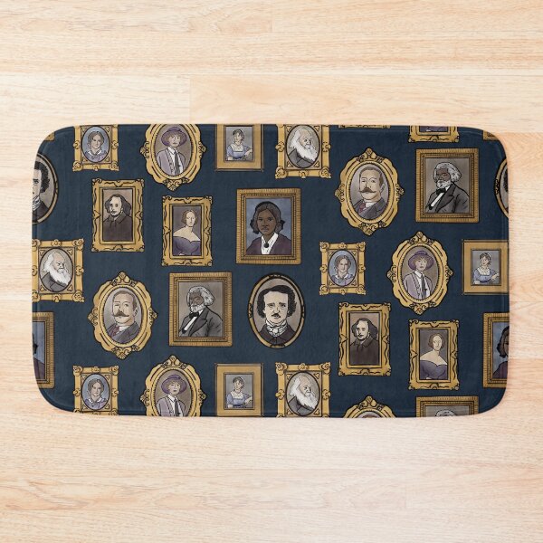 Item preview, Gallery of Famous Authors - Navy designed and sold by Quick Brown Fox Canada.