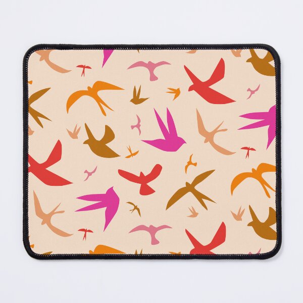 Item preview, Abstract Colorful Flock of Flying Birds Pattern designed and sold by Yasminepatterns .