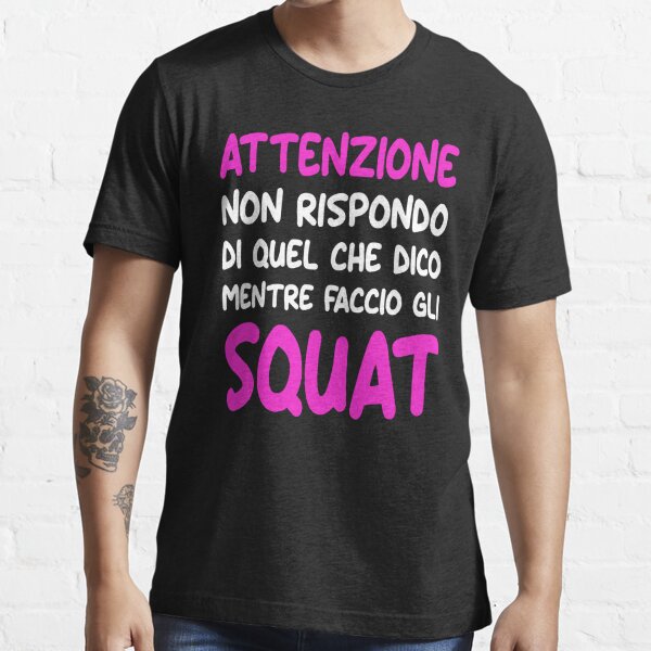 Burpees Frase Allenamento Palestra Donna Divertente Essential T-Shirt for  Sale by grinta2021