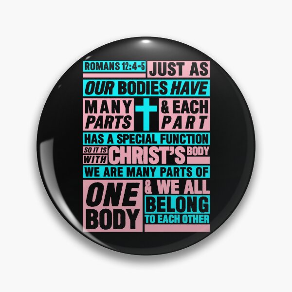 Item preview, Romans 12:4-5 We All Belong To Each Other designed and sold by plushism.