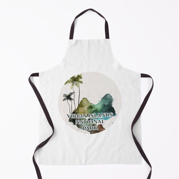 Item preview, Virgin Islands National Park Boho Watercolor Circle designed and sold by PikoApparel.