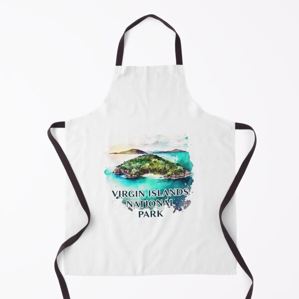 Item preview, Virgin Islands National Park Boho Watercolor Circle designed and sold by PikoApparel.