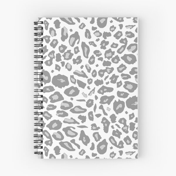 Item preview, Snow Leopard Animal Print -  White & Grey Cheetah Spot pattern designed and sold by inspirationzgal.