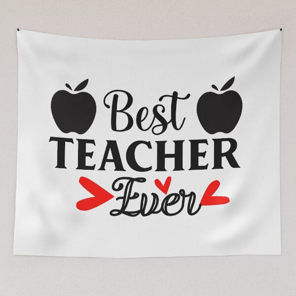 Item preview, BEST TEACHER EVER designed and sold by SticerOcean.
