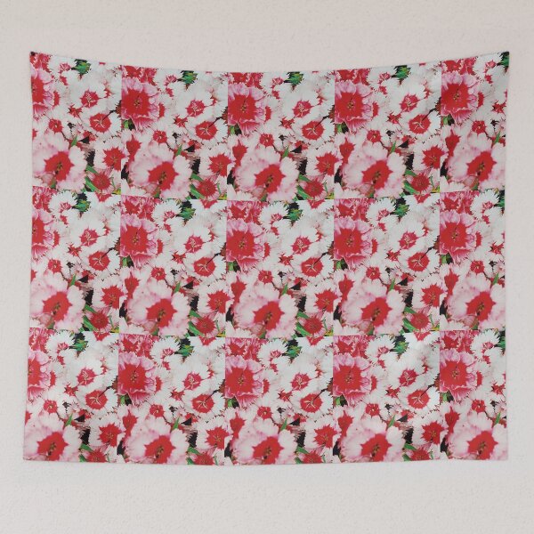 Item preview, flower bunch - Red, pink,  flower design for cloths and bags designed and sold by ZengoClub.