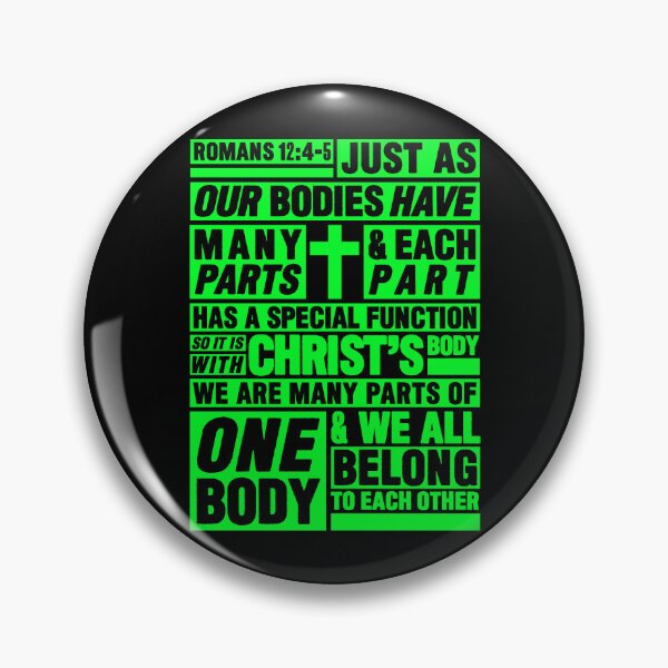 Item preview, Romans 12:4-5 We All Belong To Each Other designed and sold by plushism.