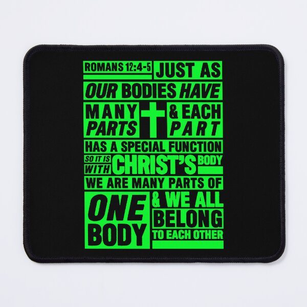 Item preview, Romans 12:4-5 We All Belong To Each Other designed and sold by plushism.