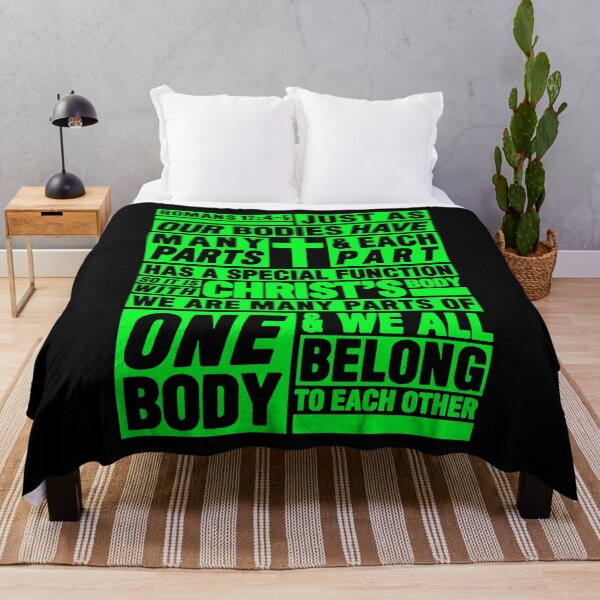 Item preview, Romans 12:4-5 We All Belong To Each Other designed and sold by plushism.