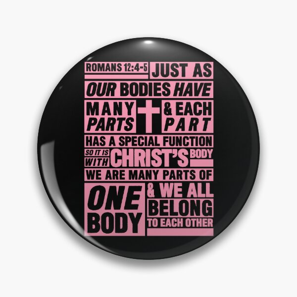 Item preview, Romans 12:4-5 We All Belong To Each Other designed and sold by plushism.