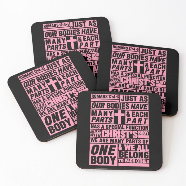 Item preview, Romans 12:4-5 We All Belong To Each Other designed and sold by plushism.