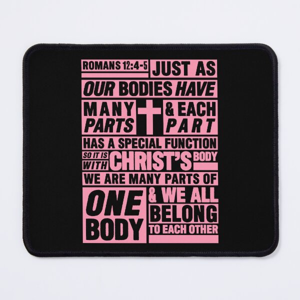 Item preview, Romans 12:4-5 We All Belong To Each Other designed and sold by plushism.