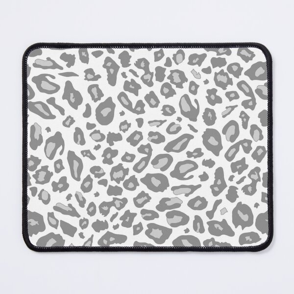 Item preview, Snow Leopard Animal Print -  White & Grey Cheetah Spot pattern designed and sold by inspirationzgal.