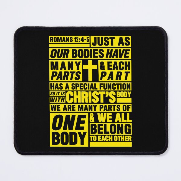 Item preview, Romans 12:4-5 We All Belong To Each Other designed and sold by plushism.