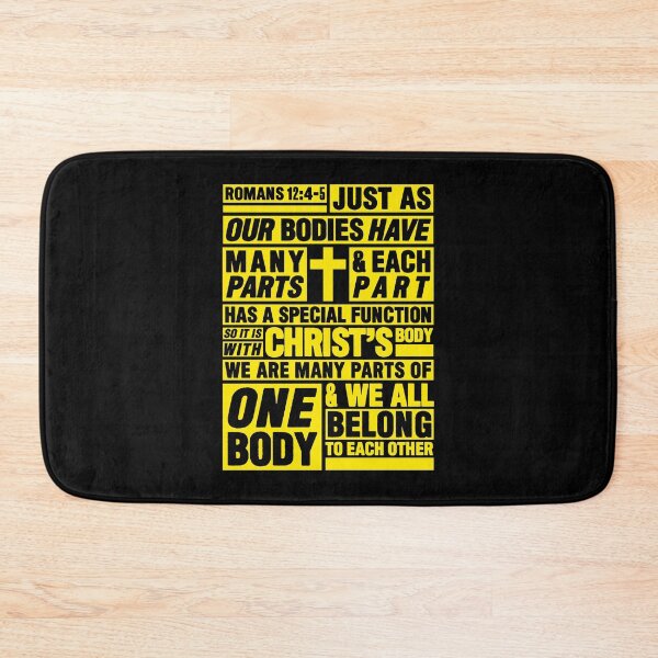 Item preview, Romans 12:4-5 We All Belong To Each Other designed and sold by plushism.