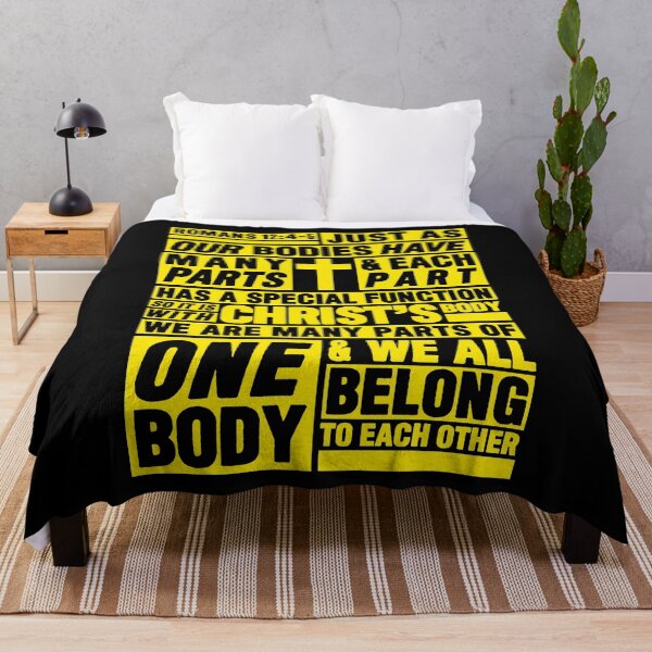 Item preview, Romans 12:4-5 We All Belong To Each Other designed and sold by plushism.