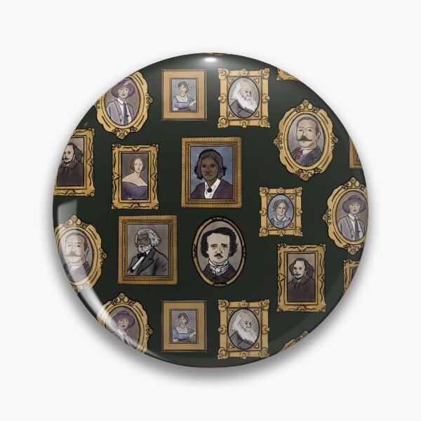 Item preview, Gallery of Famous Authors - Dark Green designed and sold by Quick Brown Fox Canada.