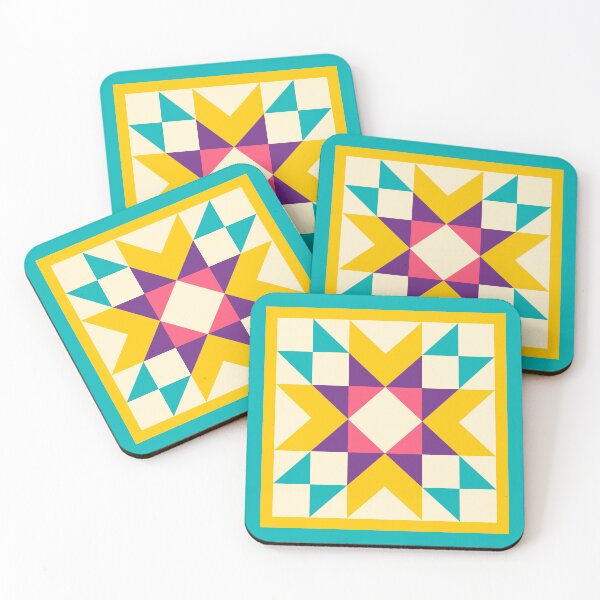 Item preview, SCANDINAVIAN STARS quilt pattern 03 designed and sold by Slanapotam.