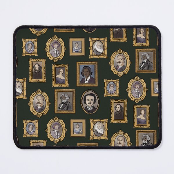 Item preview, Gallery of Famous Authors - Dark Green designed and sold by Quick Brown Fox Canada.